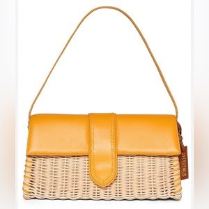 Jacquemus Le Bambino Long Osier Shoulder Bag